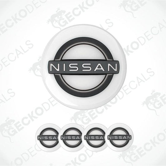 Nissan logo and text on a white background with 'Gecko Decals' branding.