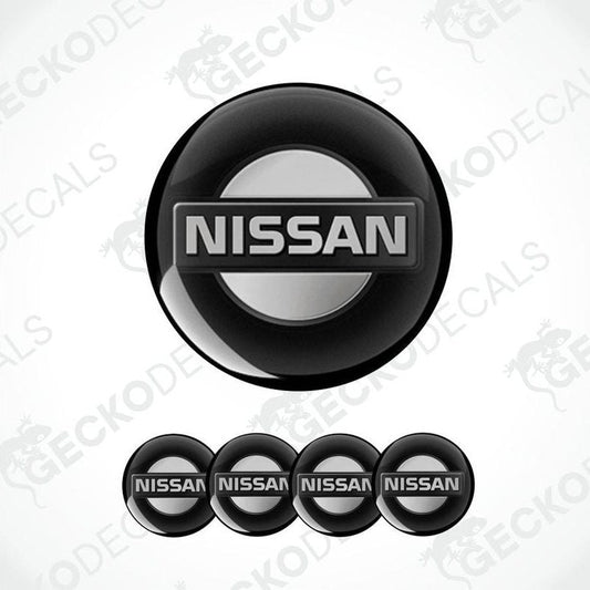 Nissan logo and branding on a white background