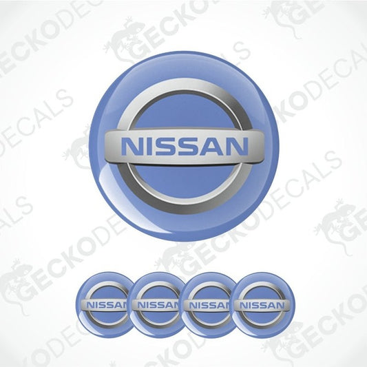 Nissan logo and brand name on a white background with 'Gecko Decals' watermark.