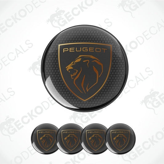 Peugeot logo car decal on a white background
