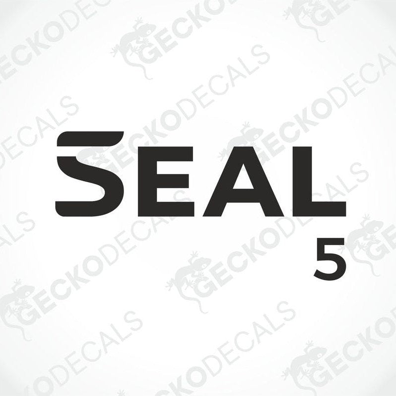 Black Rimor Seal 5 die-cut decal featuring clean sans-serif font design