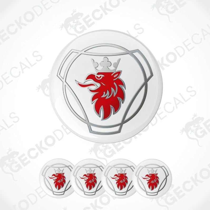 Red lion emblem on a white background with 'Gecko Decals' branding.