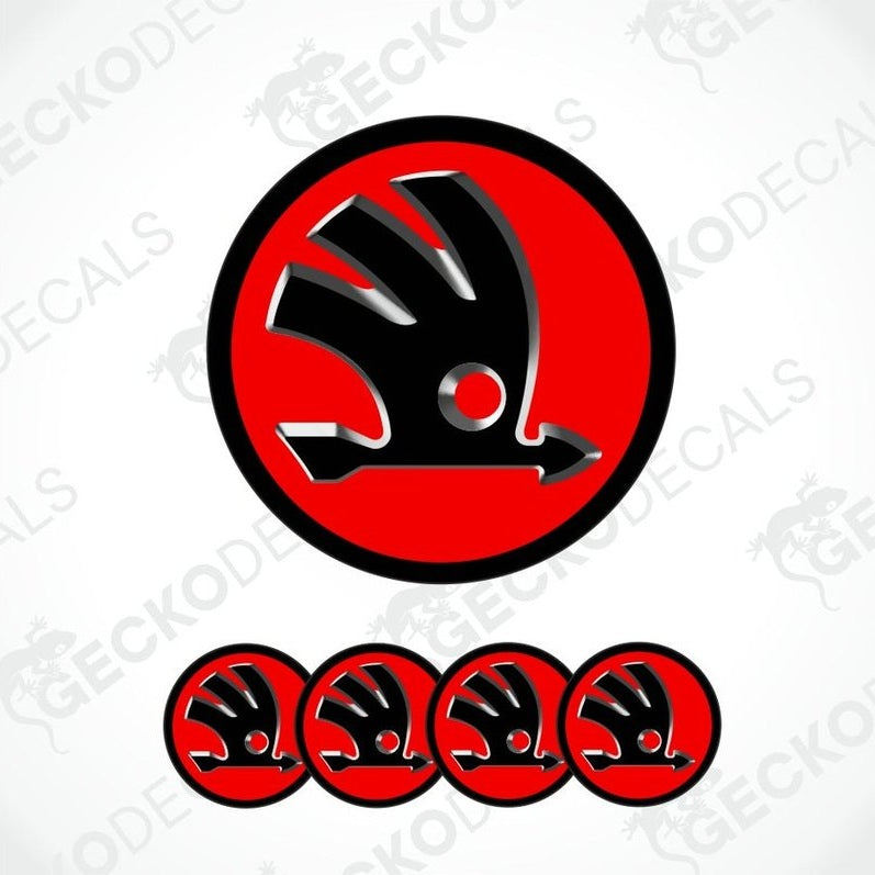 Skoda logo and brand name on a white background
