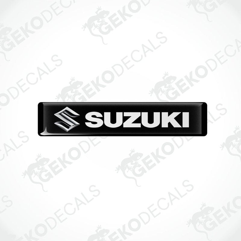 Black vinyl stickers with the text 'SUZUKI' and the Suzuki logo.