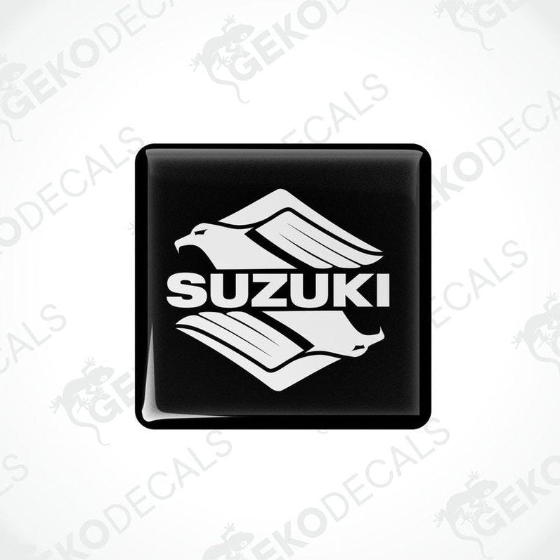 Black and white vinyl decals with the SUZUKI INTRUDER logo