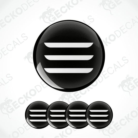 Black and white logo on a white background with 'GECKODECALS' branding.
