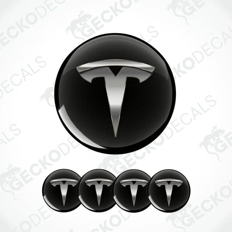 Tesla logo and brand name on a white background