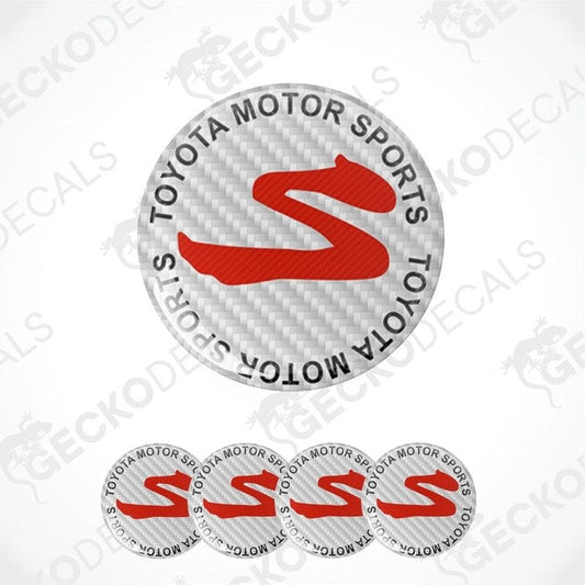 Toyota Motor Sports logo with red 'S' on a white background