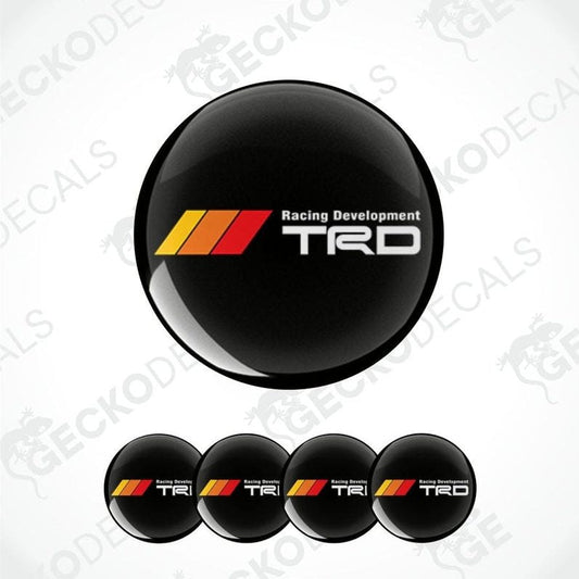 TRD logo decal on a white background with 'Gecko Decals' watermark.