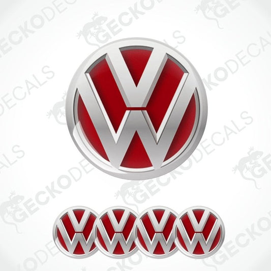 Volkswagen logo and text on a white background with 'Gecko Decals' watermark.