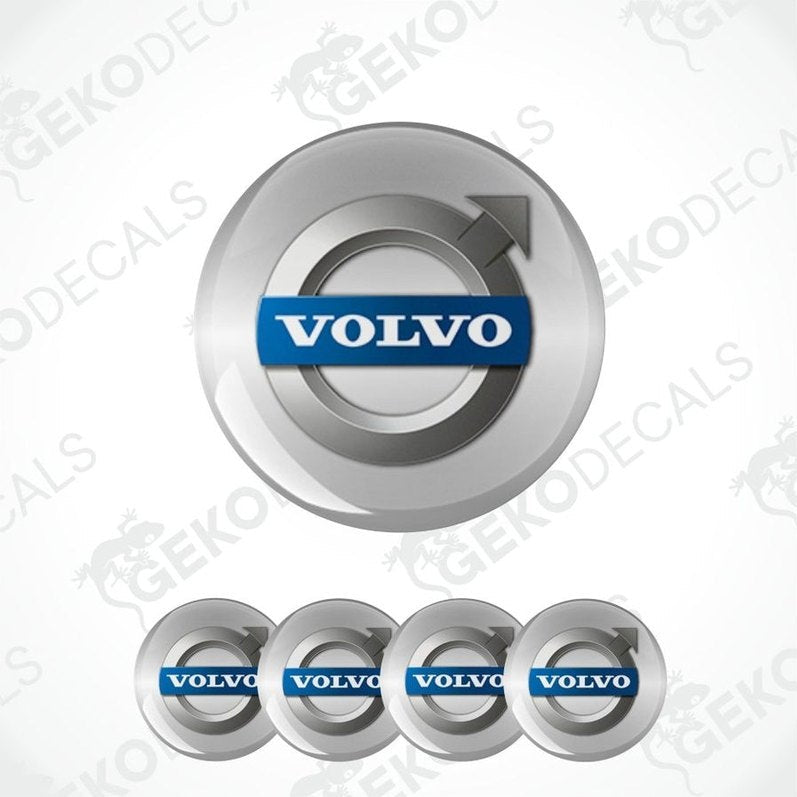 Set of Volvo logos on a white background with 'Gekodecals' branding.