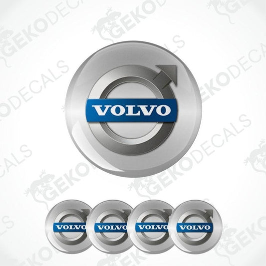 Set of Volvo logos on a white background with 'Gekodecals' branding.