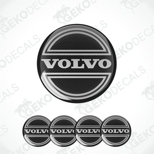 Set of Volvo logos on a white background with 'Gekodecals' branding.