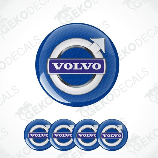 Volvo logo decal set on a white background