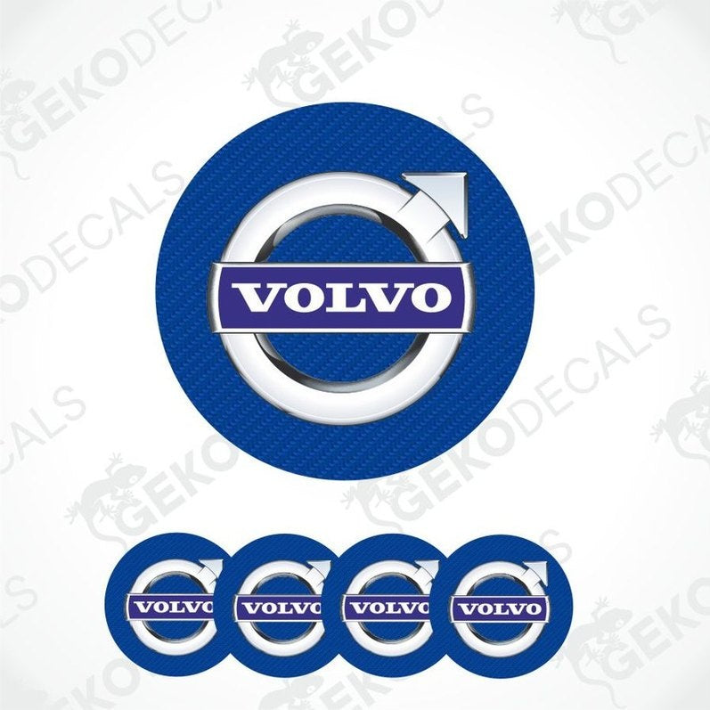 Volvo logo and branding on a white background