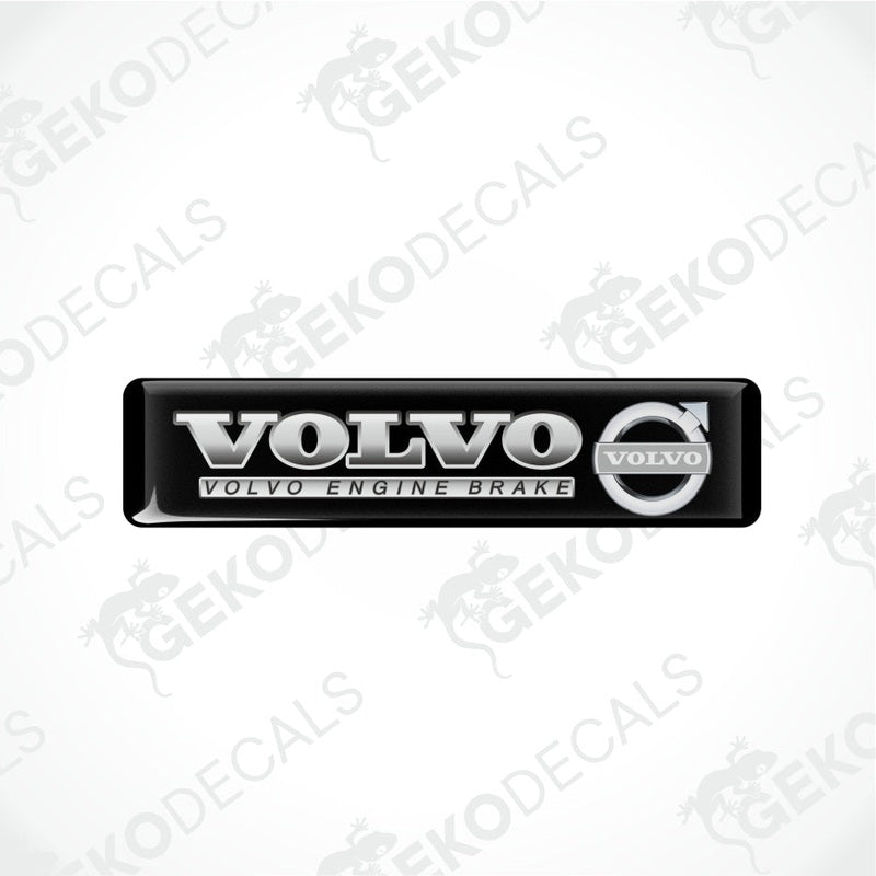 Volvo engine brake decal on a white background with 'Gekkodecals' branding.