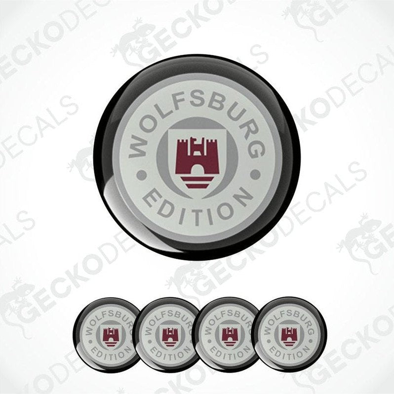 Wolfsburg Edition logo on a white background with 'GECKODECALS' branding.