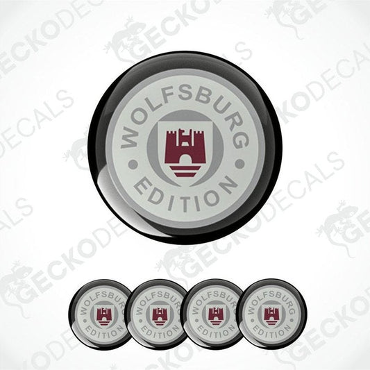 Wolfsburg Edition logo on a white background with 'GECKODECALS' branding.