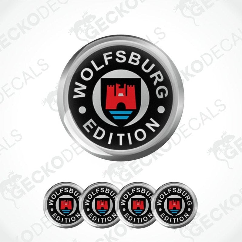 Wolfsburg Edition logo with a castle emblem on a white background