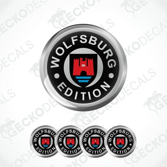 Wolfsburg Edition logo with a castle emblem on a white background