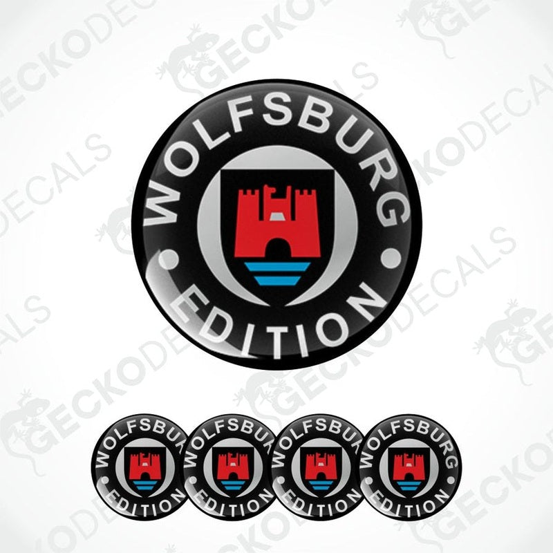 Wolfsburg Edition logo with castle emblem on a white background