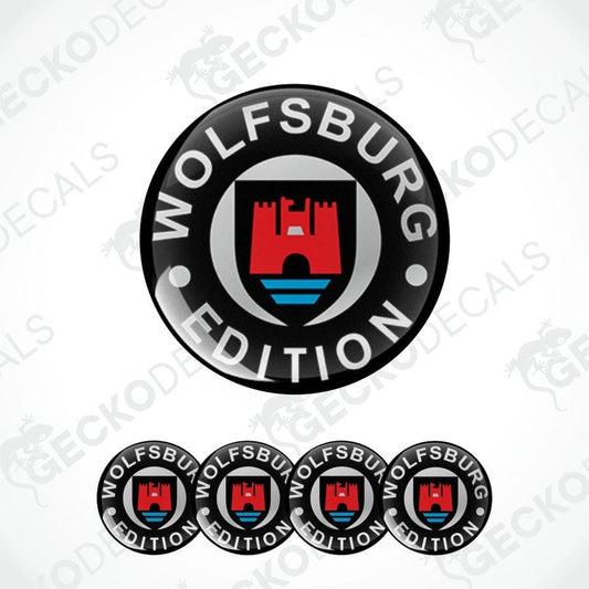 Wolfsburg Edition logo with castle emblem on a white background