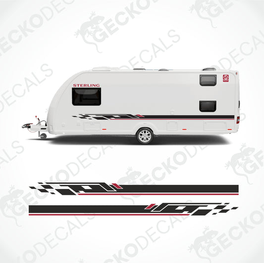 STERLING CARAVAN DECORATION SET
