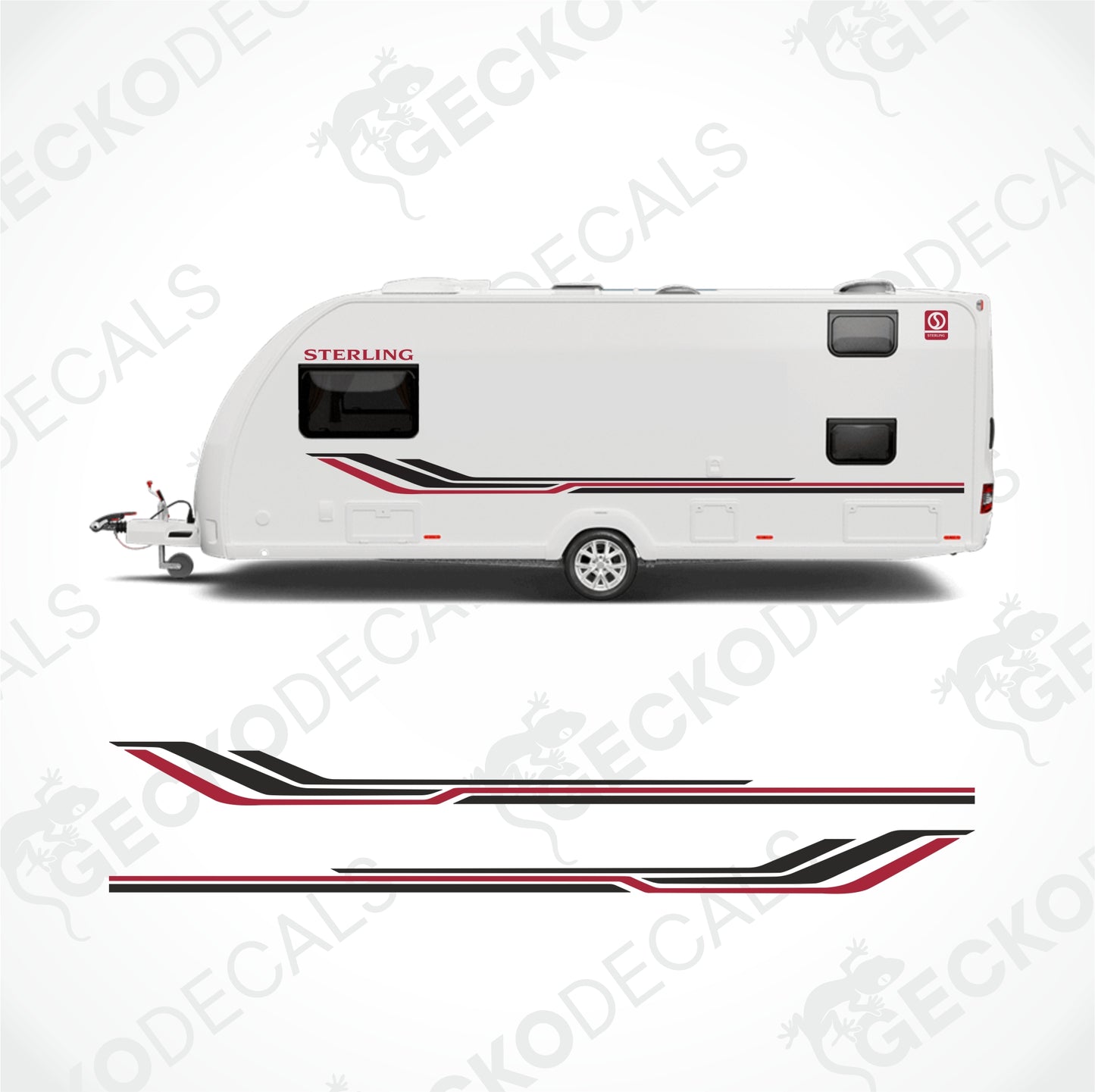 STERLING CARAVAN DECORATION SET