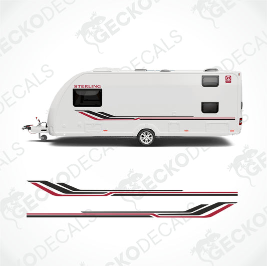 STERLING CARAVAN DECORATION SET