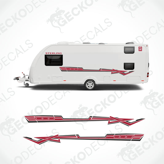 STERLING CARAVAN DECORATION SET