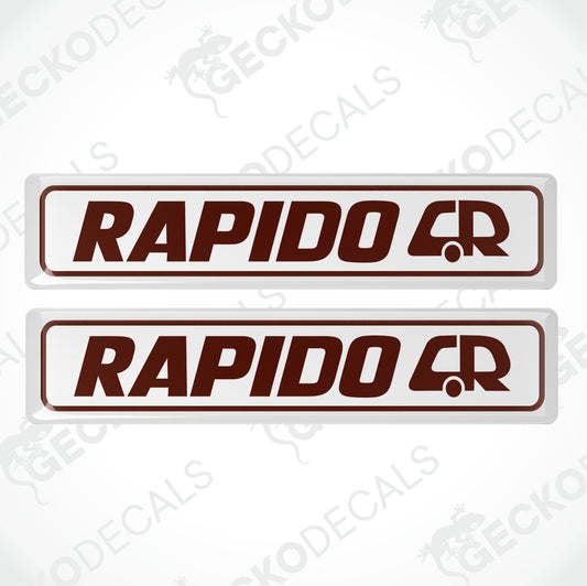 RAPIDO CARAVANS EPOXY DECALS