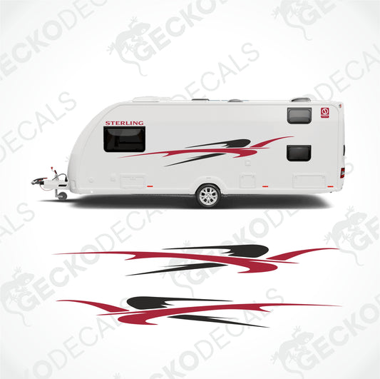 STERLING CARAVAN DECORATION SET