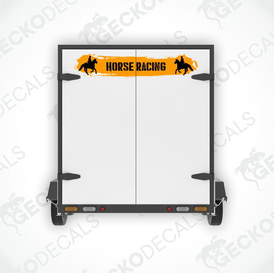 HORSE RACING DECAL
