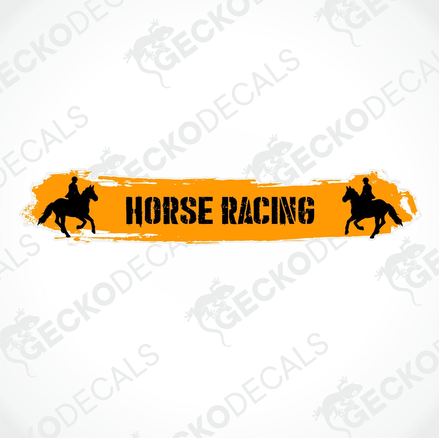 HORSE RACING DECAL