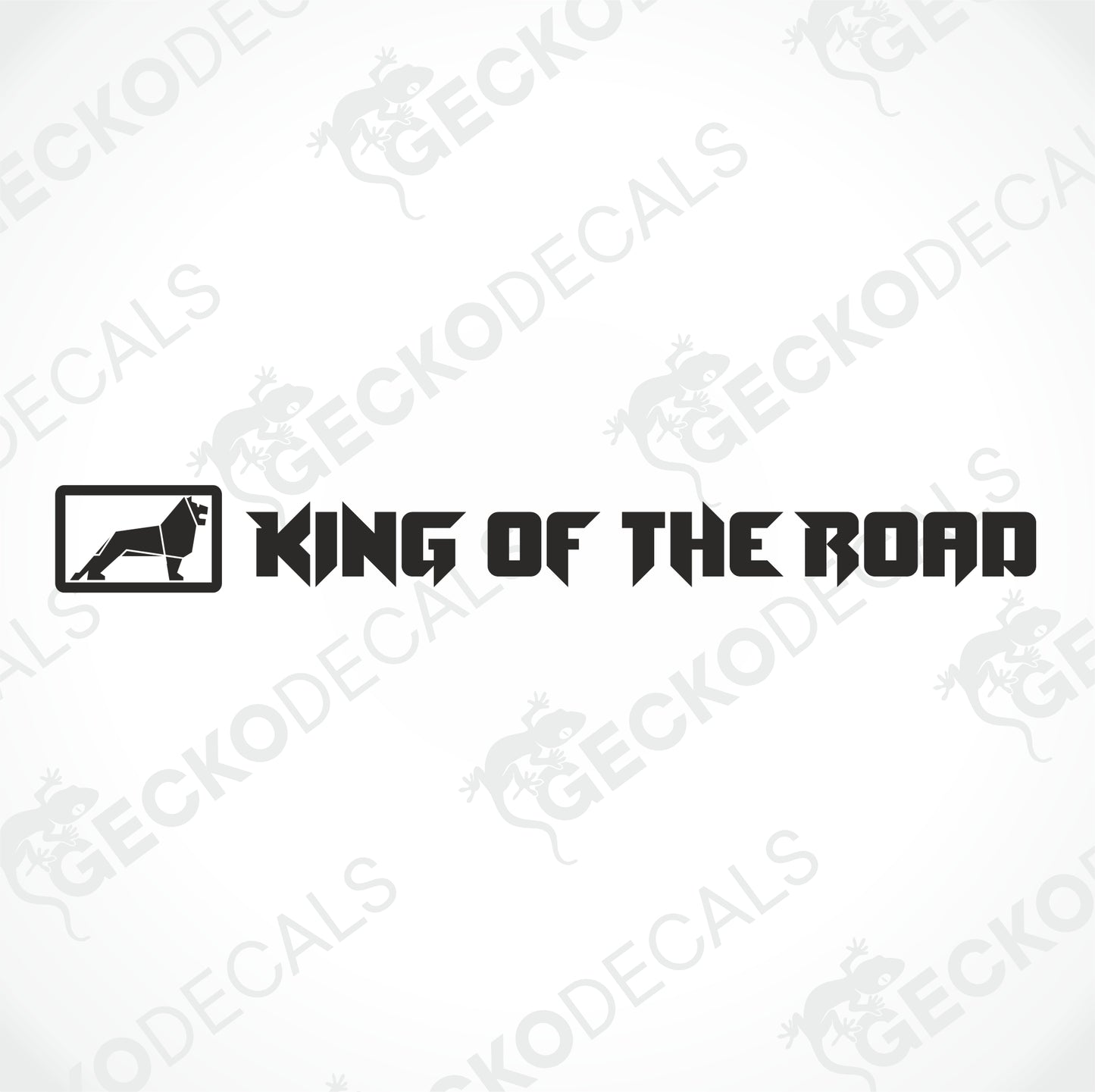 MAN KING OF THE ROAD WINDSCREEN