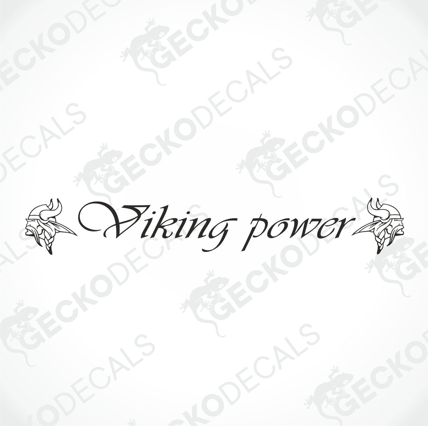 VIKING POWER WINDSCREEN DECAL
