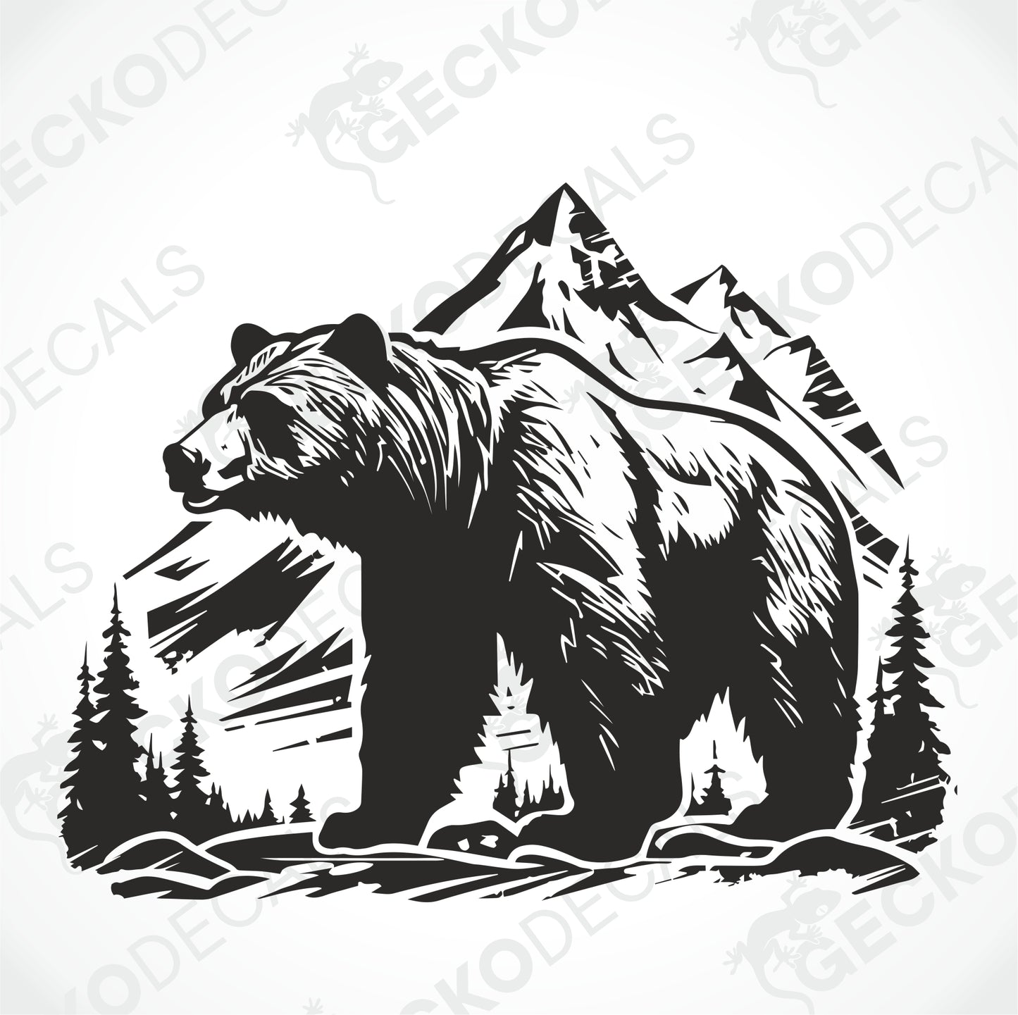 A BEAR IN THE MOUNTAIN NATURE