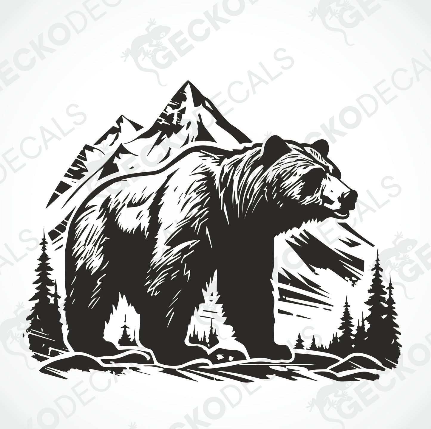 A BEAR IN THE MOUNTAIN NATURE
