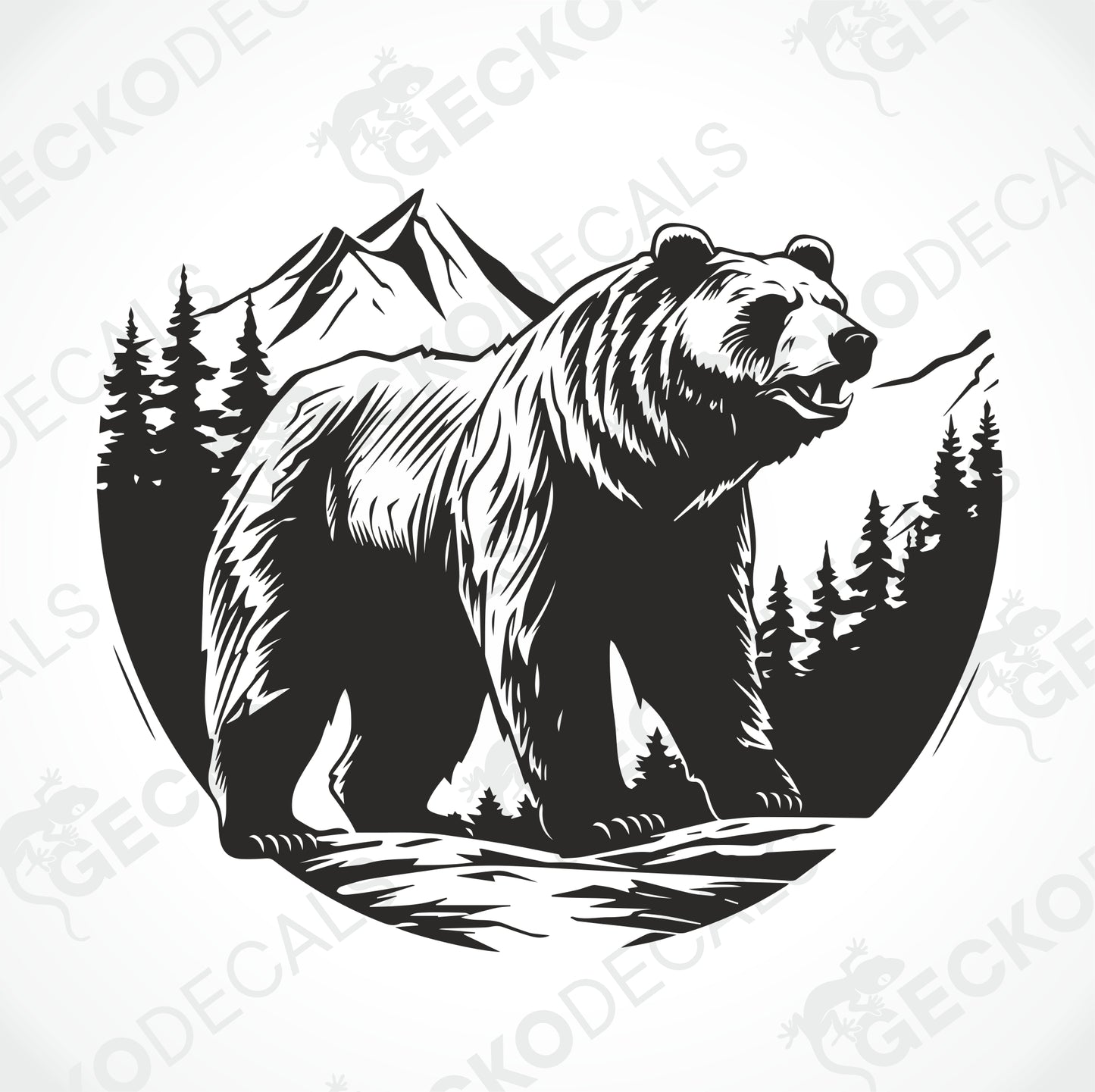A BEAR IN THE MOUNTAIN NATURE