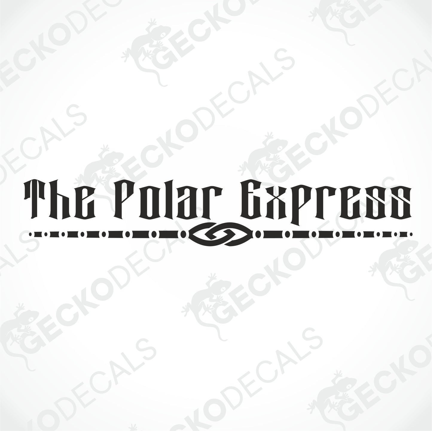 THE POLAR EXPRESS WINDSCREEN DECAL