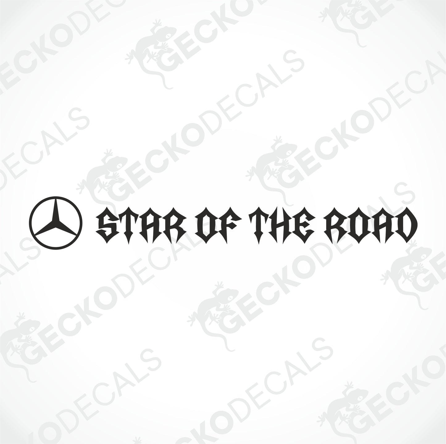 MERCEDES-BENZ STAR OF THE ROAD WINDSCREEN