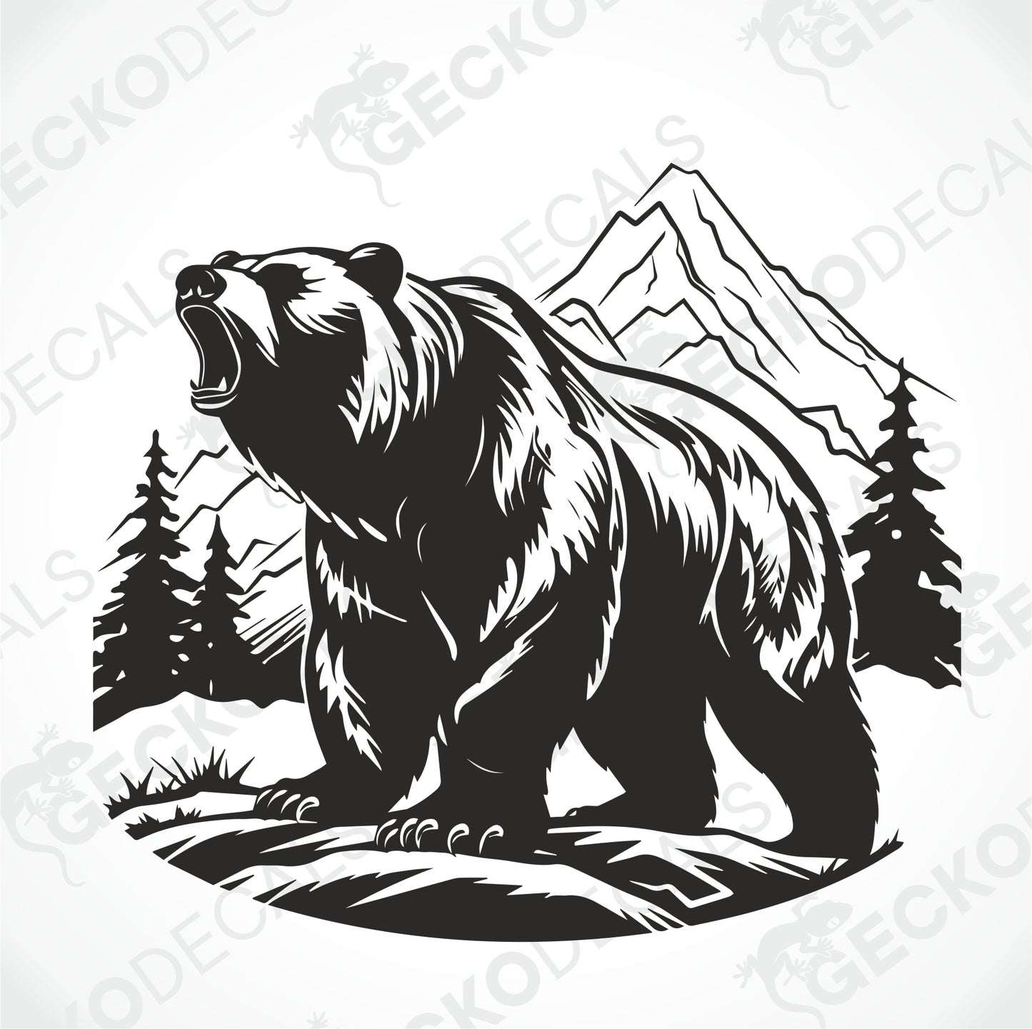 A BEAR IN THE MOUNTAIN NATURE