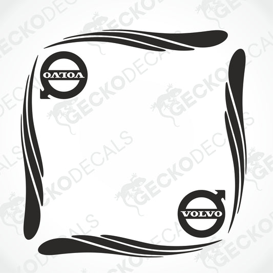 VOLVO SIDE WINDOW DECALS