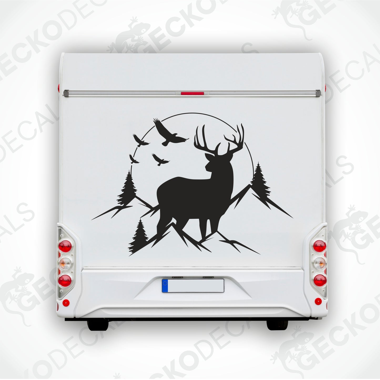 DEER IN THE MOUNTAIN NATURE