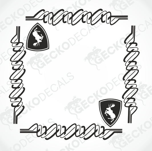 VOLVO SIDE WINDOW DECALS