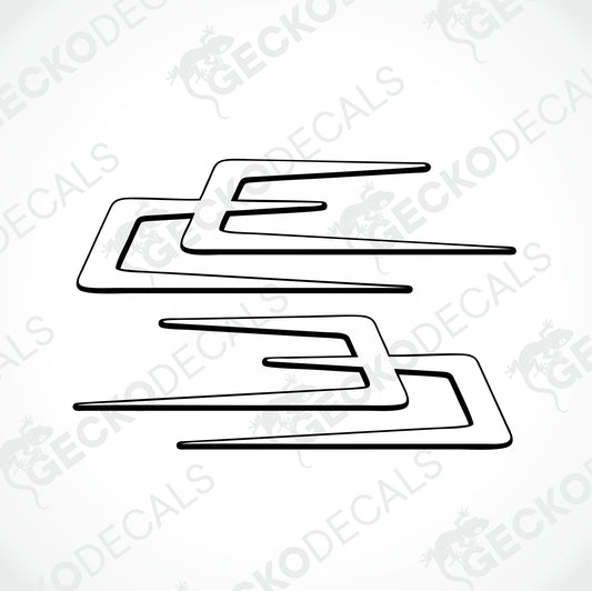 DANISH ARROW DECAL