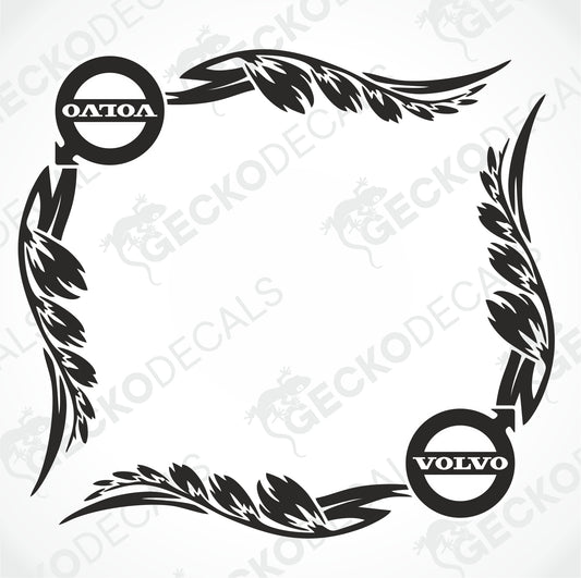 VOLVO SIDE WINDOW DECALS