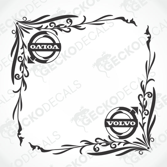 VOLVO SIDE WINDOW DECALS