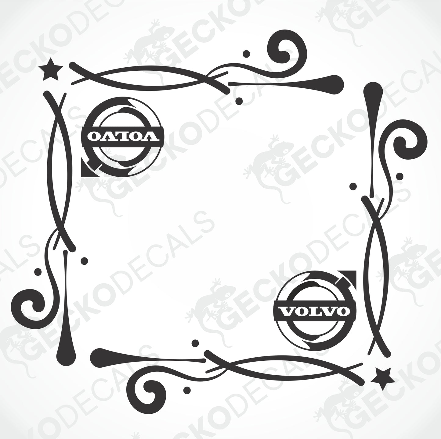 VOLVO SIDE WINDOW DECALS