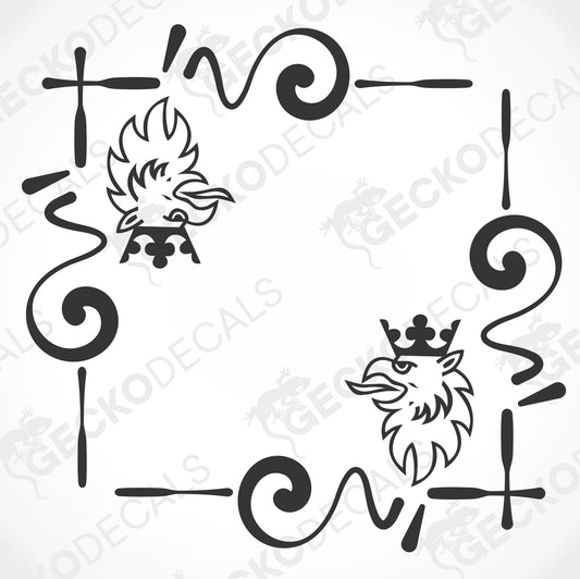 SCANIA SIDE WINDOW DECALS